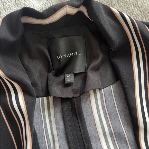 Dynamite Black Striped Blazer Set - Picture 5 of 9